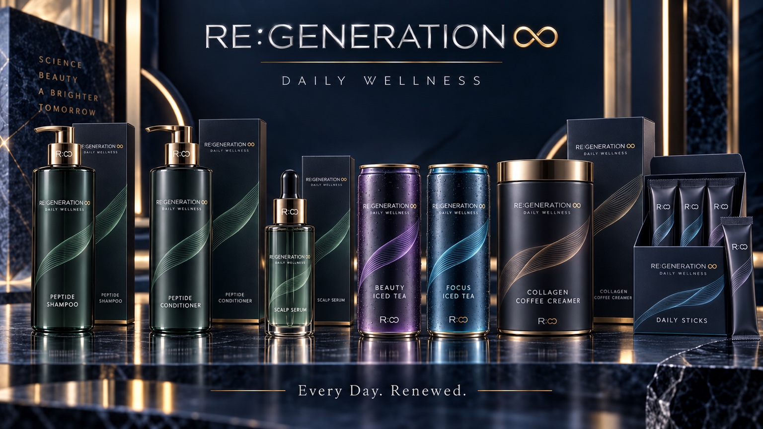 RE:GENERATION daily wellness collection concept