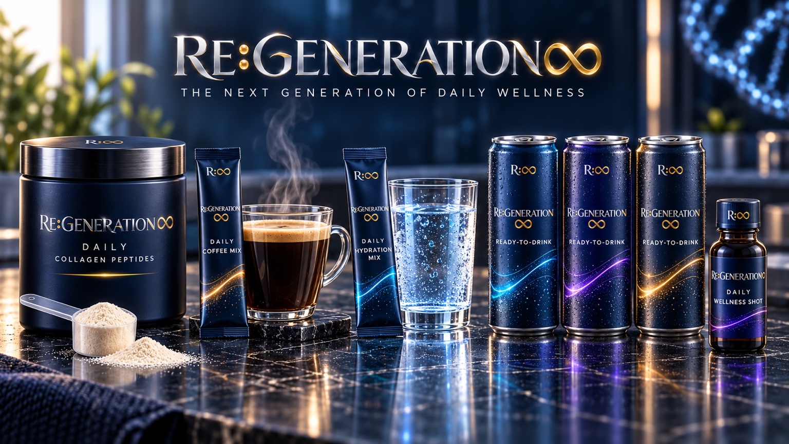 RE:GENERATION daily wellness product concepts