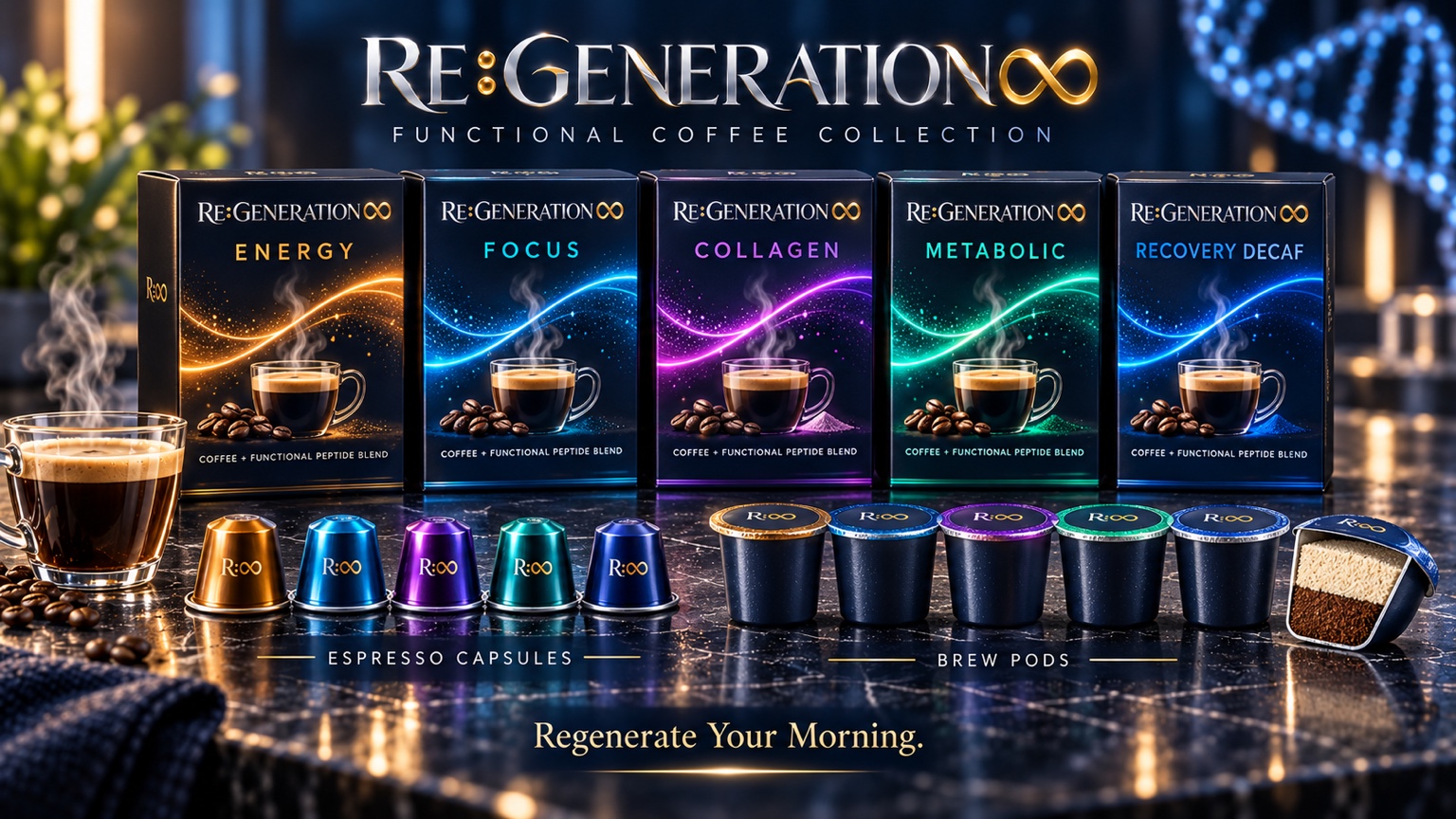 RE:GENERATION functional coffee collection concept